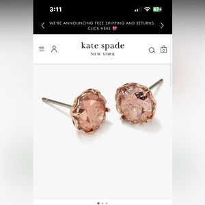 kate spade stud earrings